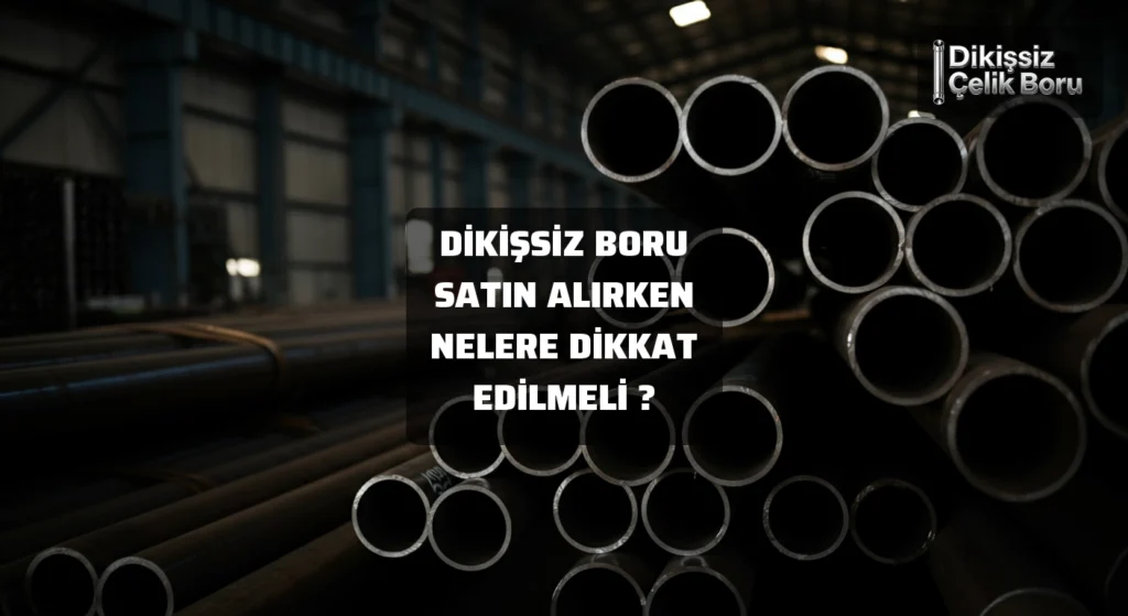 Dikişsiz Boru Satın Alırken Nelere Dikkat Edilmeli ?